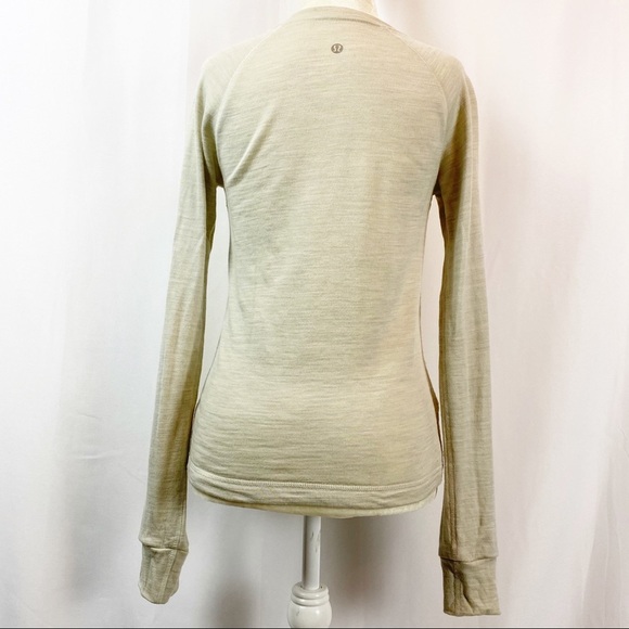 Lululemon St Moritz Cable Knit Wool French Sweater - Picture 10 of 13